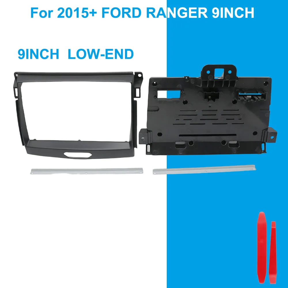 9 inç Araba Radyo Android Ekran Multimedya Çerçeve Paneli Ford 2015 RANGER Video GPS Kurulum Kiti Kablo Demeti CANBUS