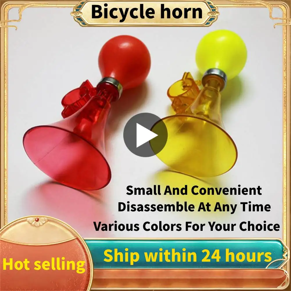 

Bicycle Air Horn Safety Children BikeHandlebar Bell Ring Cycling Retro Metal Air Hooter Bugle Trumpet Accessories