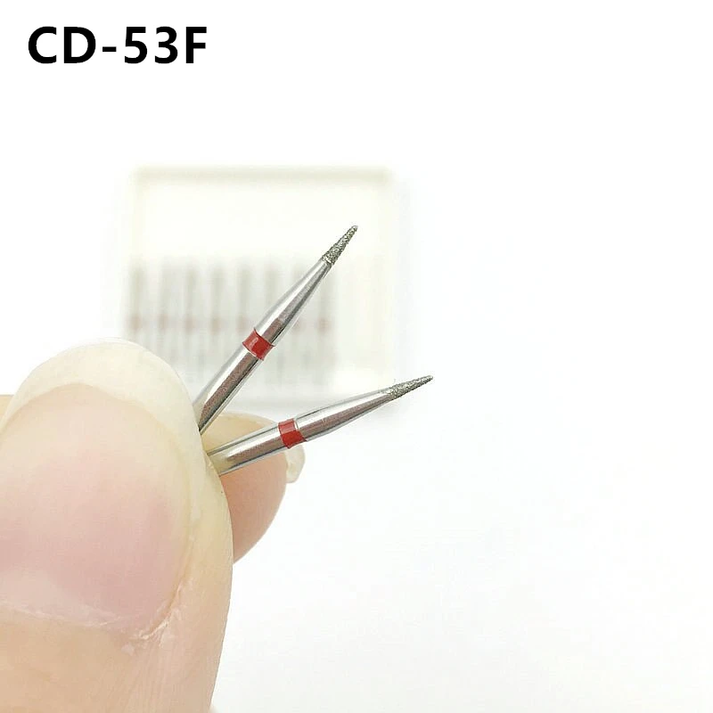 

10pcs/set Dental Diamond Burs Drill Dia-burs for High Speed Handpiece Fine FG 1.6mm Drills Dentist Material CD-53F