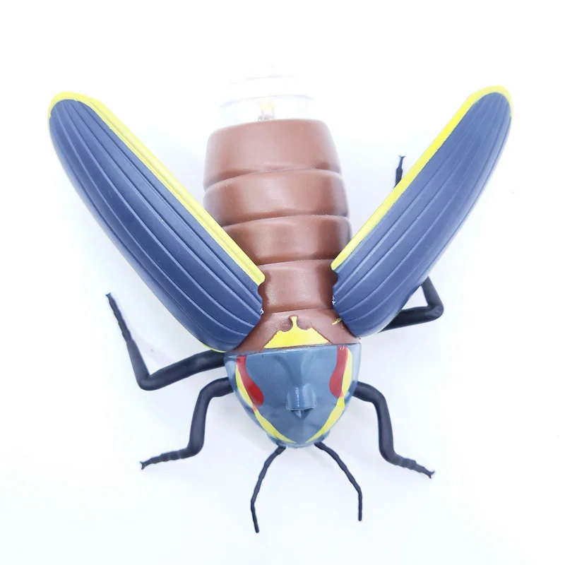 RC Animal Realistic Glowworm Remote Control Firefly Insect Vehicle Car Electric Scary Toy Halloween Pranks Joke Kids Adult Gifts 5