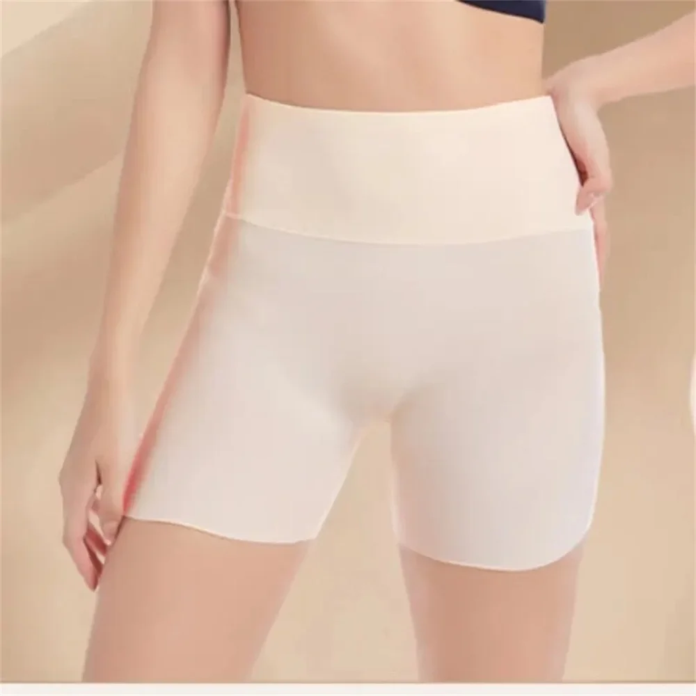 High Waist Panties Safety Short Pants Anti Exposure Underwear Corset Pants Women Shorts M L XL Ice Silk Traceless