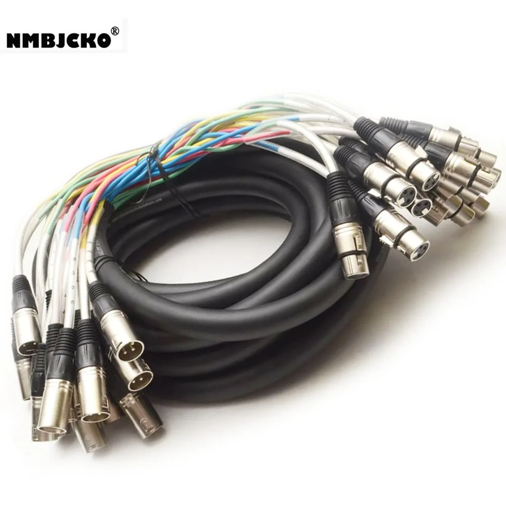 16ChannelXLRSnakeCable25FeetLongProAudioSnakeforLiveLive