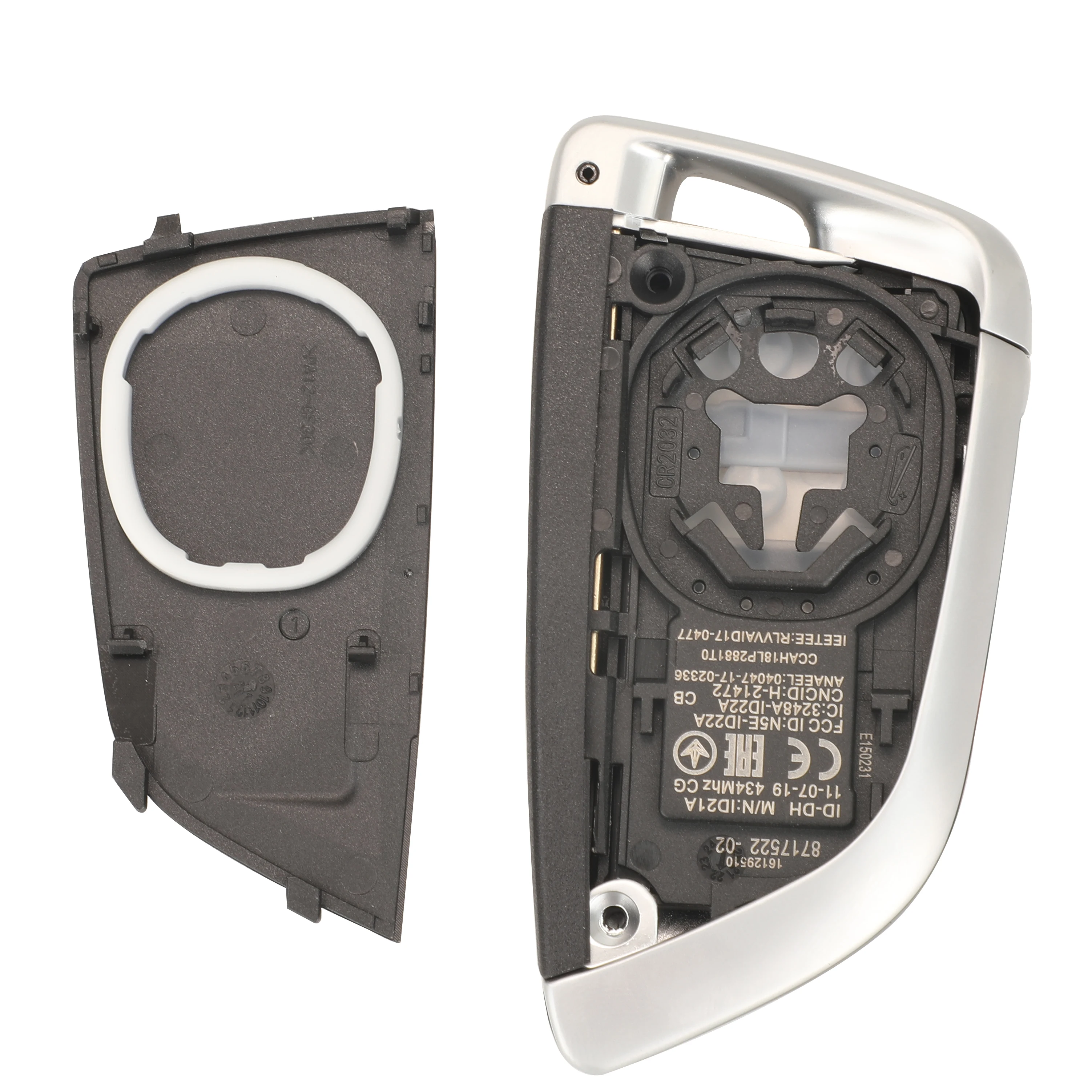Chiave telecomando per auto Custodia protettiva Shell Fob Custodia protettiva in silicone con 2 pulsanti per BMW 2 5 6 7 Serie X3 X5 X6 Accessori auto  34