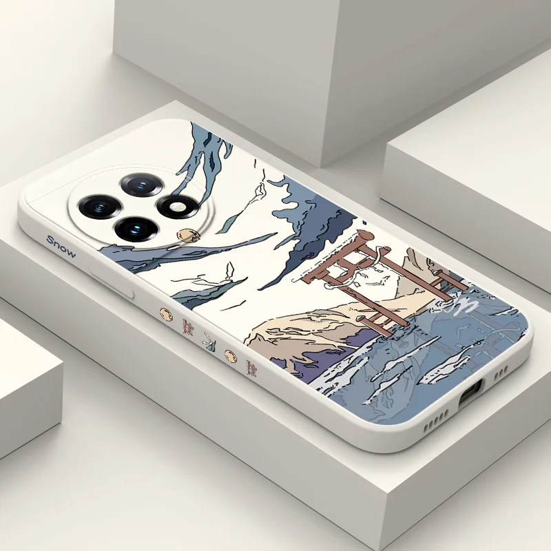 Snowy Gate Liquid Silicone Phone Case