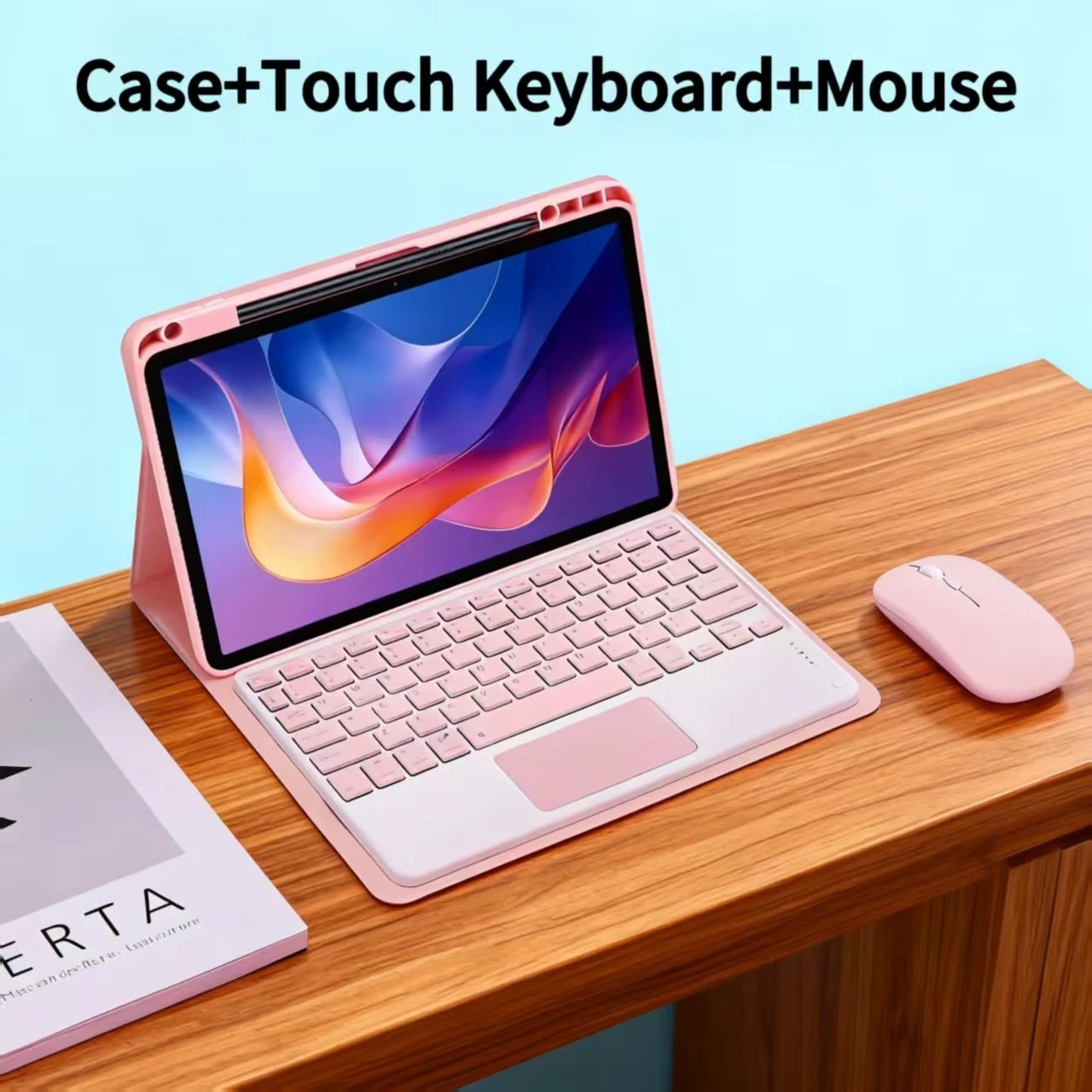 Xiaomi Redmi Pad 2 Premium Keyboard Cover with Removable Wireless Bluetooth Keyboard