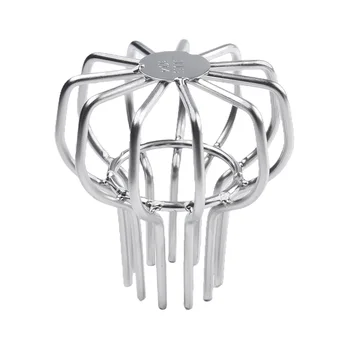 รางน้ํายามกรอง 304 สแตนเลสสตีลท่อระบายน้ําหลังคาสุทธิท่อระบายน้ําหลังคา Leaf Catcher รางน้ําสําหรับใบเศษซาก 2