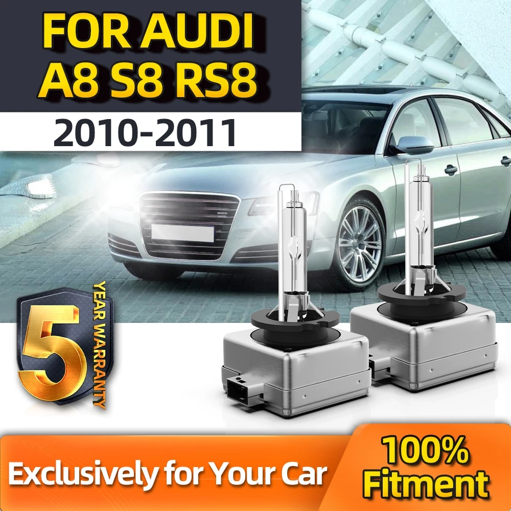 

TEENRAM 2x Xenon HID Bulb Original 35W D3S 6000K Color Temperature Super Version Headlight Lamp For Audi A8 S8 RS8 2010 2011
