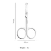 Eyebrow Scissor Eyelash Trimmer Nails Eyebrow Nose Hair Eyelash Cuticle Trimmer Manicure Scissor Stainless Makeup Beauty Scissor 4