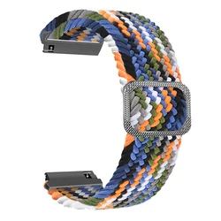 Nylon Loop Watchband Strap Bracelet - 20mm/22mm - 22mm Width Band (Colorful)