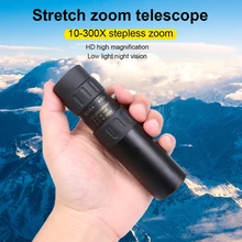 

10-30X High Power Monocular Telescope Hunting 3000M Binoculars Low Light Night Vision Eyepiece Powerful for Camping Travelling