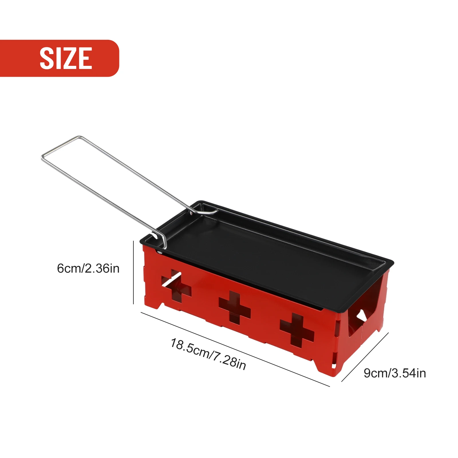 Mini Portable Non-stick Metal Cheese Raclette Oven Grill Plate Rotaster Baking Tray Stove Set Home Kitchen Butter Cheese Baking