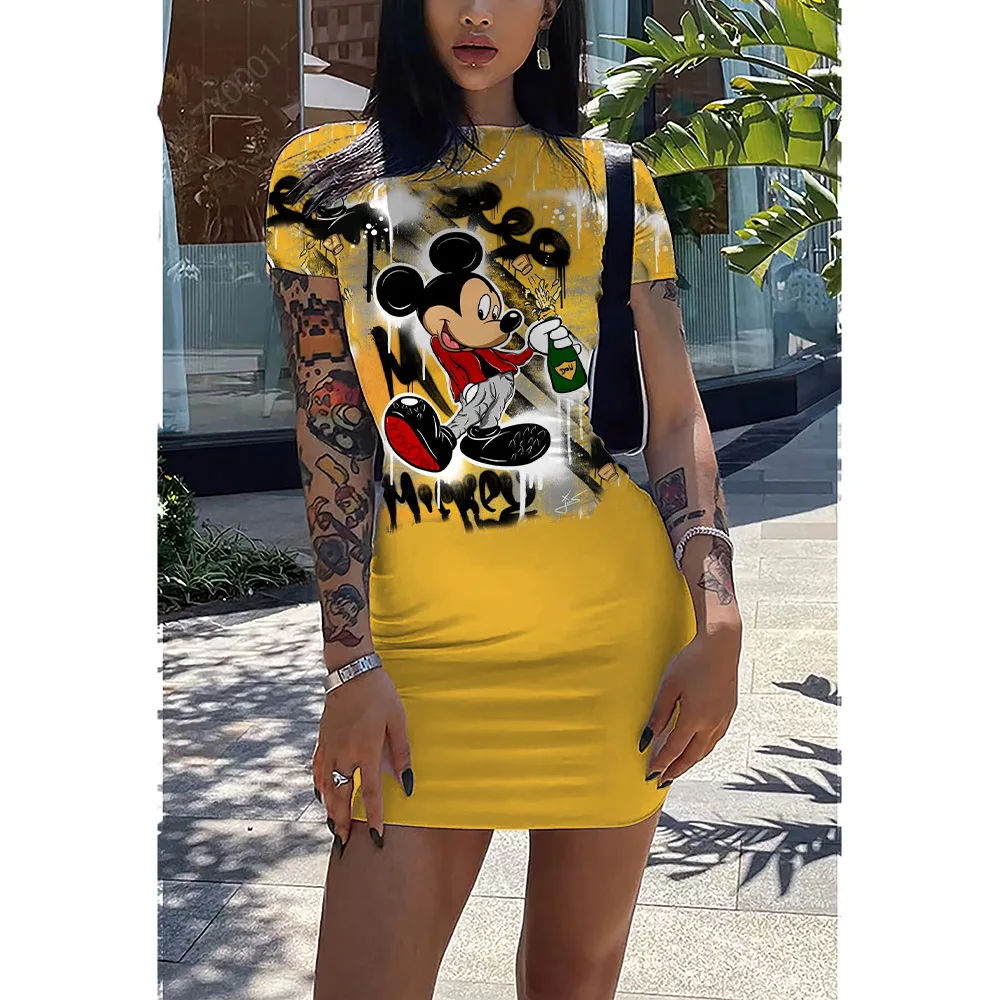 

Dress Ladies Dresses Disney Women's Clothing Summer 2022 Frocks for Women Dreeses White Hippie Chic Boho Dresses Woman Clothes