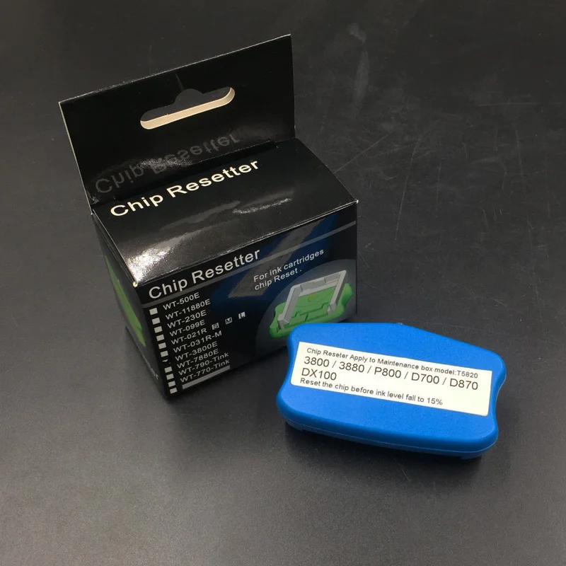 T5820 C13T5820 Maintenance box Ink Tank Chip resetter Epson Surelab D700 Fuji DX100 p800 P808 P807 Waste Ink Collector maintenance box chip resetter
