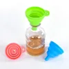 3PACKS  Kitchen Silicone Collapsible Funnel Foldable-Cooking-Food-Grade for Filling Bottles Perfume Capsules Fry Oil Filter 5