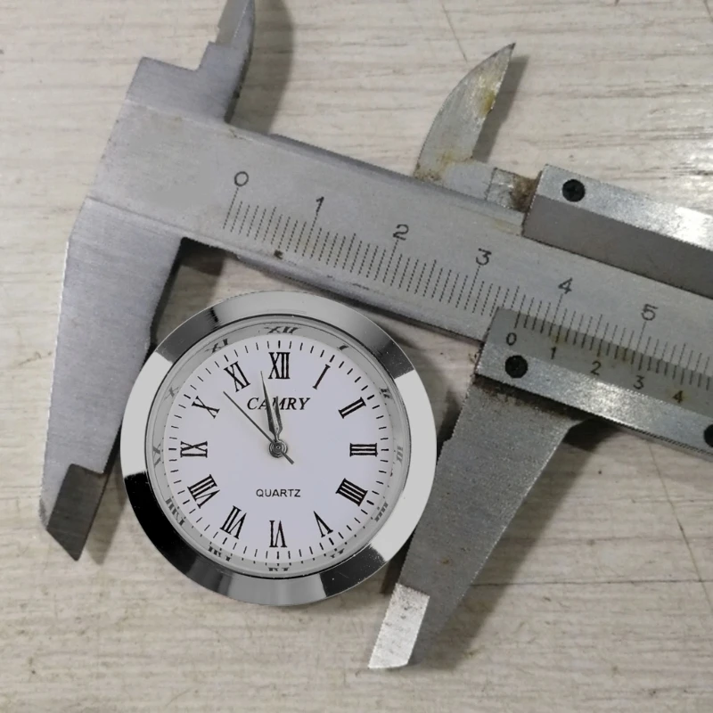 Clock Quartz Movement Round Clocks for Head Insert Classic Clock Craft for Women Men Wearing Watch Replacement Part Supplies quartz clock movement