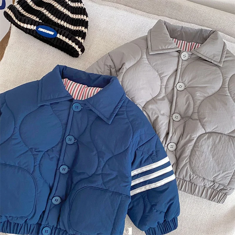 Children's Winter Coat New Warm Thick Cotton Jacket Kids Outerwear Hoody Cardigan for Boy