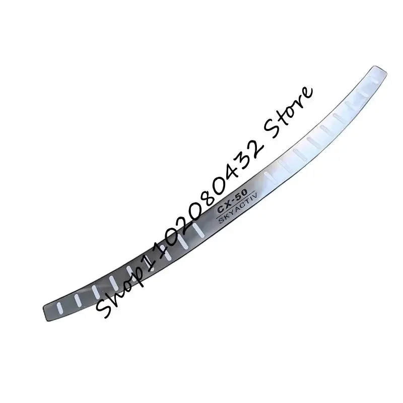 마쓰다 CX-50 CX50 CX 50 2023 용 트렁크 트림 리어 범퍼 보호대, 스테인레스 스틸 문짝 씰 스커프 플레이트, 자동차 액세서리
