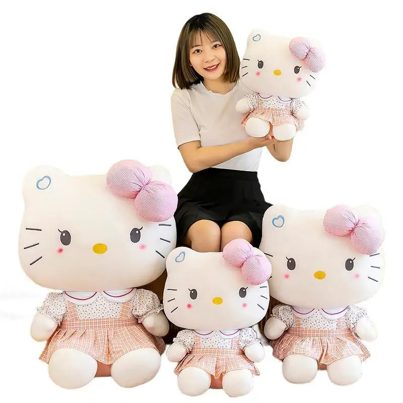 

Big Size Sanrio Plushie Hello Kitty Plush Hello Kitty Plushies Kawaii Doll Hello Kitty Stuffed Animal Toy Ragdoll Home Xmas Gift