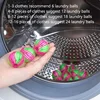 12/6PCS Washing Machine Hair Filter Floating Fur Lint Hair Remover Catcher Reusable Laundry Ball Dirty Collection Cleaning Balls 5