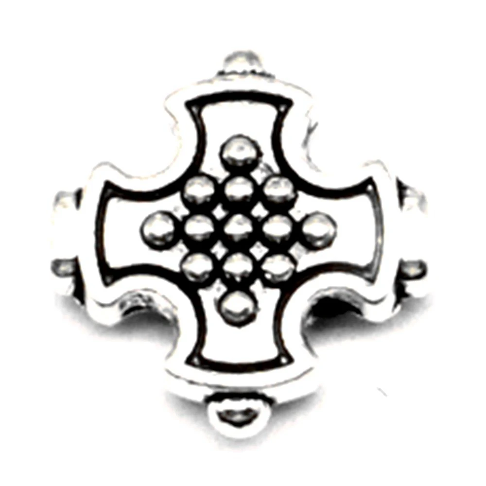 

Crosses Small Hole Beads Women Pendant Make Accessories Handmade Jewerly 12x12mm 10pcs Antique Silver Color