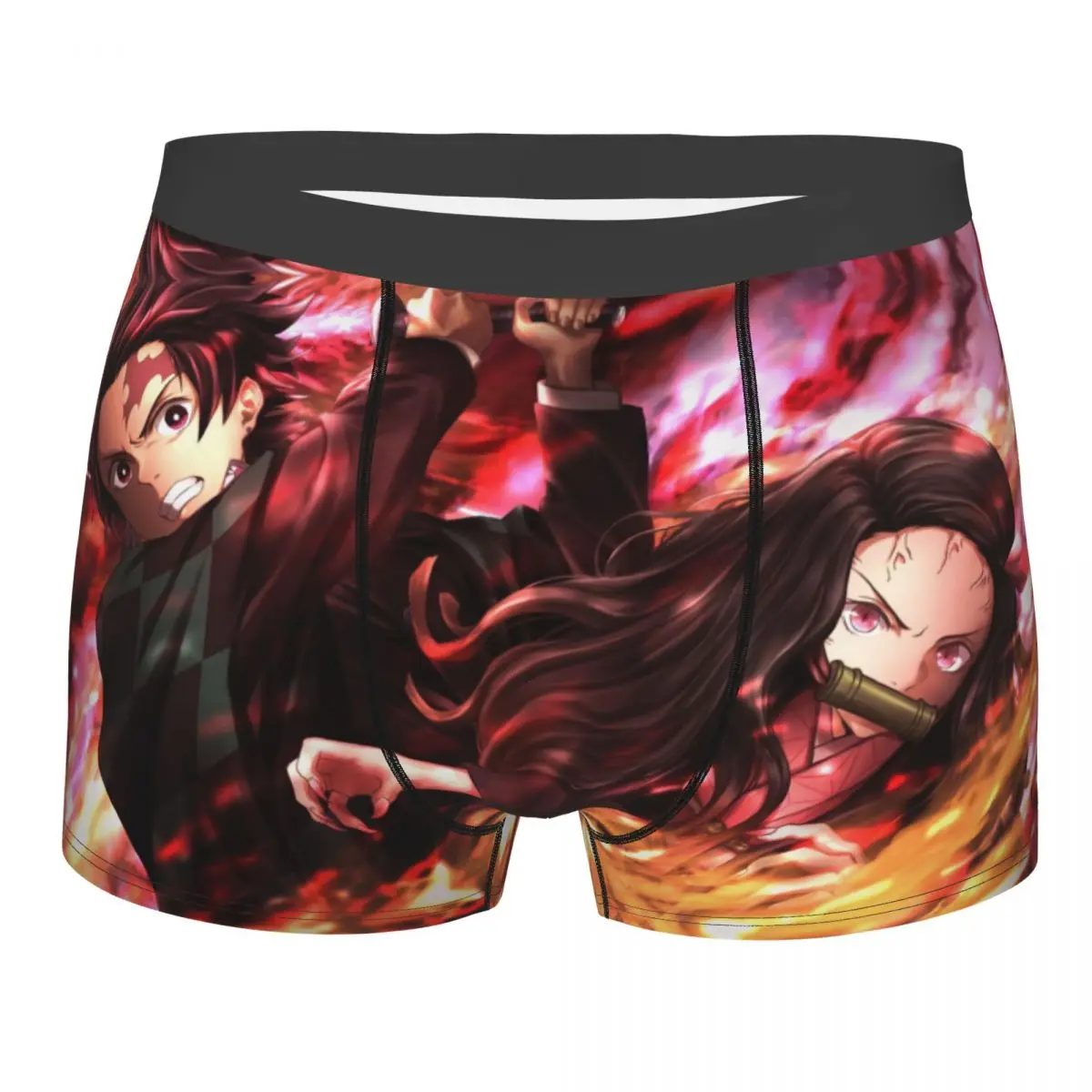 

Nezuko Demon Slayer Kimetsu no Yaiba Anime Underpants Breathbale Panties Male Underwear Comfortable Shorts Boxer Briefs