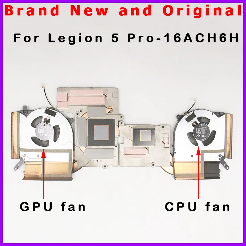 5H40S20280 5H40S20281 5H40S20282 New Cooling Heatsink Fan Thermal Module Cooler For Lenovo Legion 5 Pro-16ACH6H R9000P2021H 82JQ