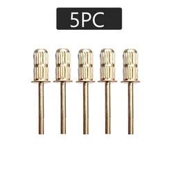 Premium Assorted Size Rubber Sanding Bands - Pack of 5 for Nail Drill and Finishing Touches (Gold -5PC)