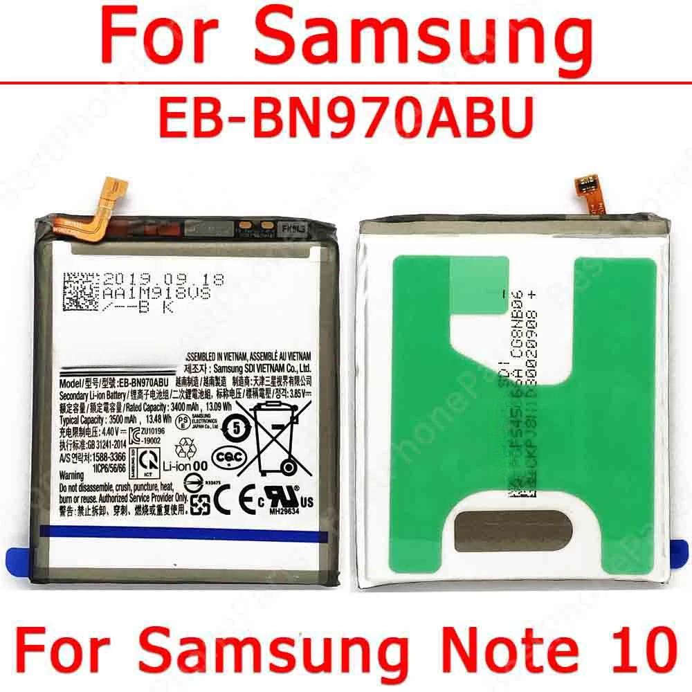 High-Capacity Li-ion Battery Replacement for Samsung Galaxy Note Series Smartphones