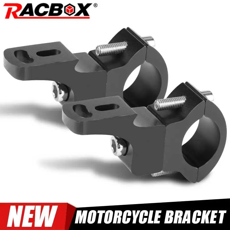 Motorcycle light bracket motorcycle headlight clamp motorcycle headlight mount 22-30mm motorcycle headlight bracket bumper mount clamp handlebar auxiliary lamp fog light 360 degrees adjustment bracket