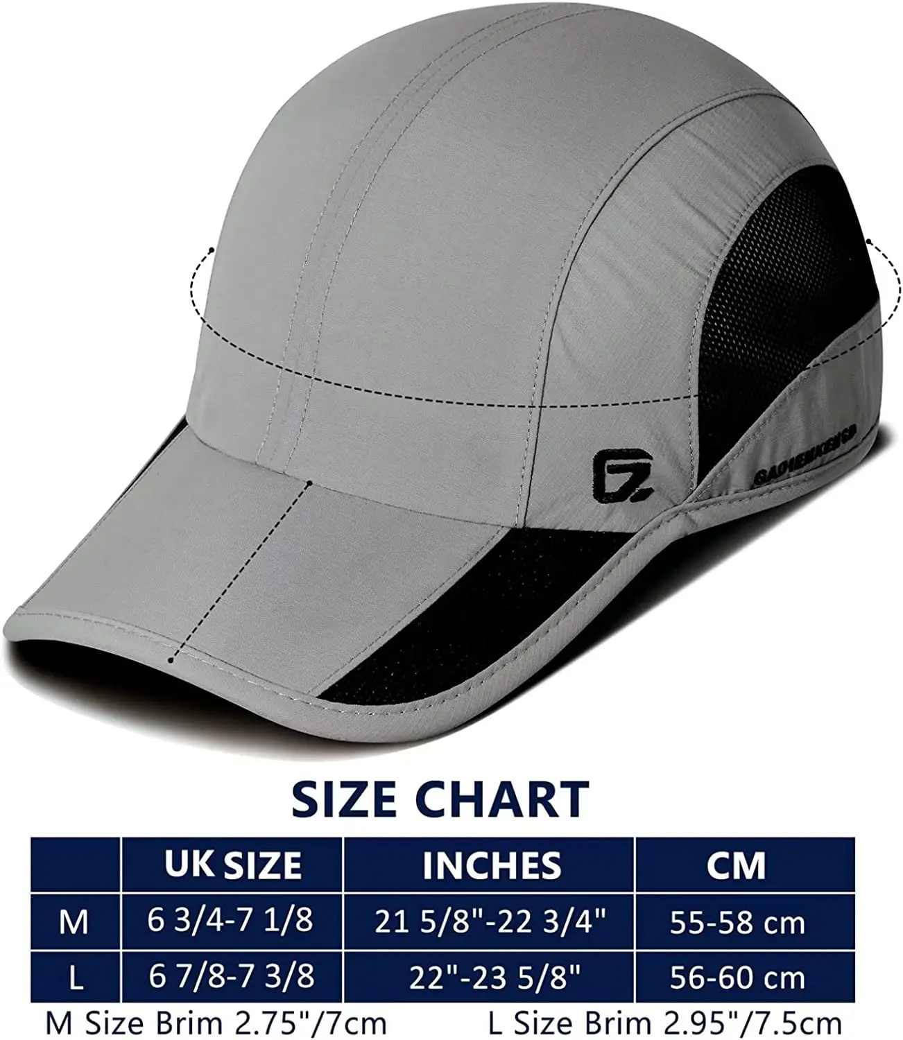 GADIEMKENSD Summer For Men Sports Running Sweat Baseball Cap Male Golf Quick Dry Women Solid Snapback Mesh Hat Visor Hat 5