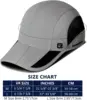 GADIEMKENSD Summer For Men Sports Running Sweat Baseball Cap Male Golf Quick Dry Women Solid Snapback Mesh Hat Visor Hat 5