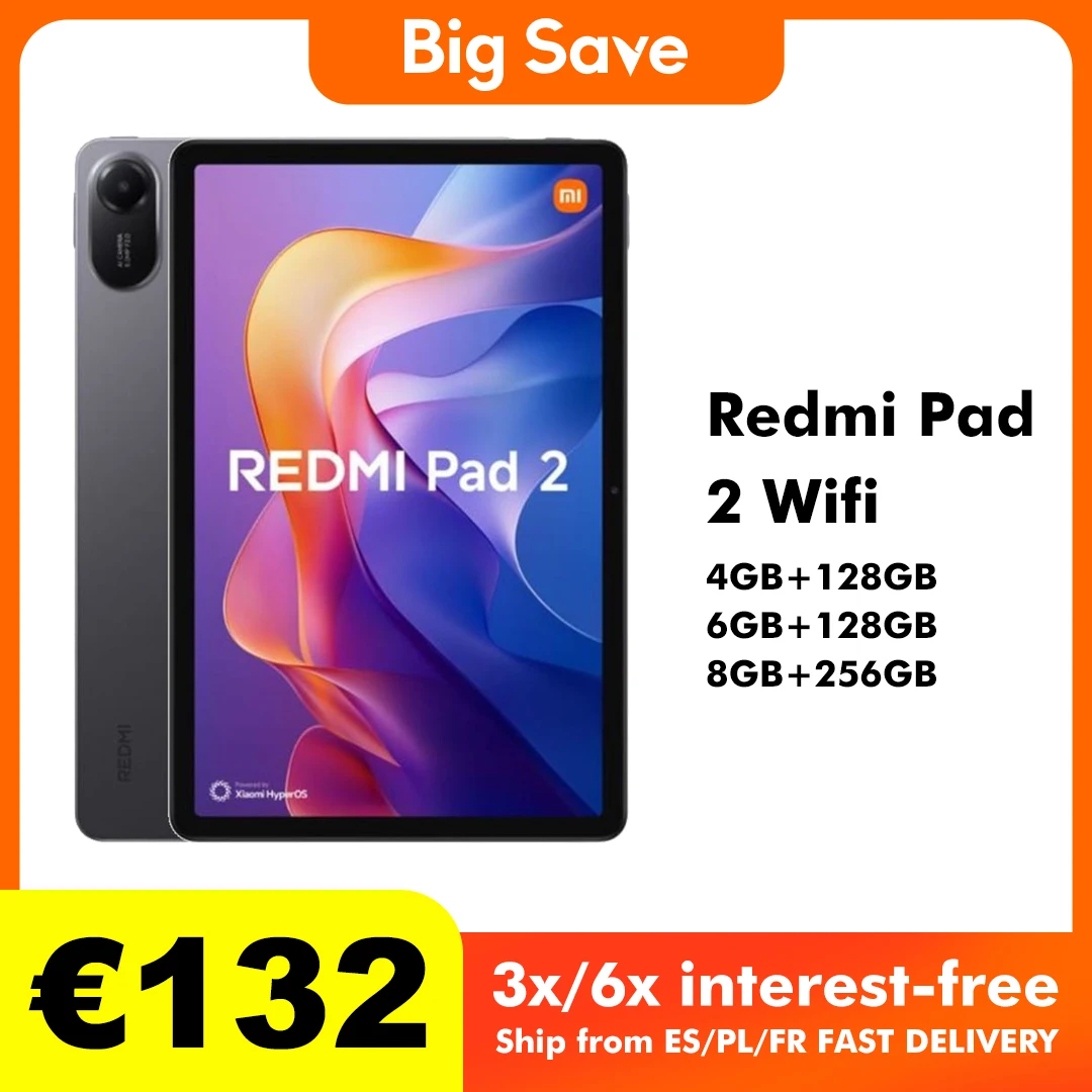 Xiaomi Redmi Pad 2 4GB/128GB 6GB/128GB 8GB/256GB 9000mAh