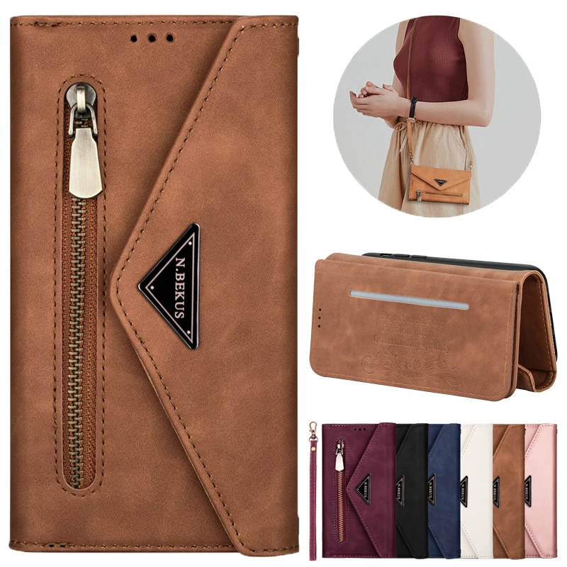 Per Iphone 15 Plus 14 Pro Max 13 12 11 Pro Max 14 Plus X Xr Xs Max 8 7 6 6S Plus 5S Se 2022 Custodia In Pelle Multifunzione A Portafoglio