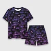 Men's T-shirts Shorts Sets Anime Arcane League Jinx 3D Print Tracksuit Outfits Plus Size Sportwear Suits Street TShirt Two Piece 5