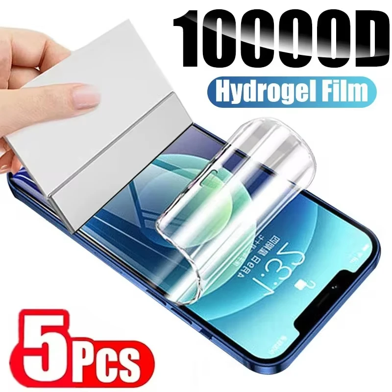 Protecteur d'écran, Film Hydrogel, 1 à 5 pièces, pour Xiaomi Redmi Note 15 14 13 12 11 10 Pro 9 14C Poco M7 M6 X7 X6 X5 F7 F6 F5 C65 C71