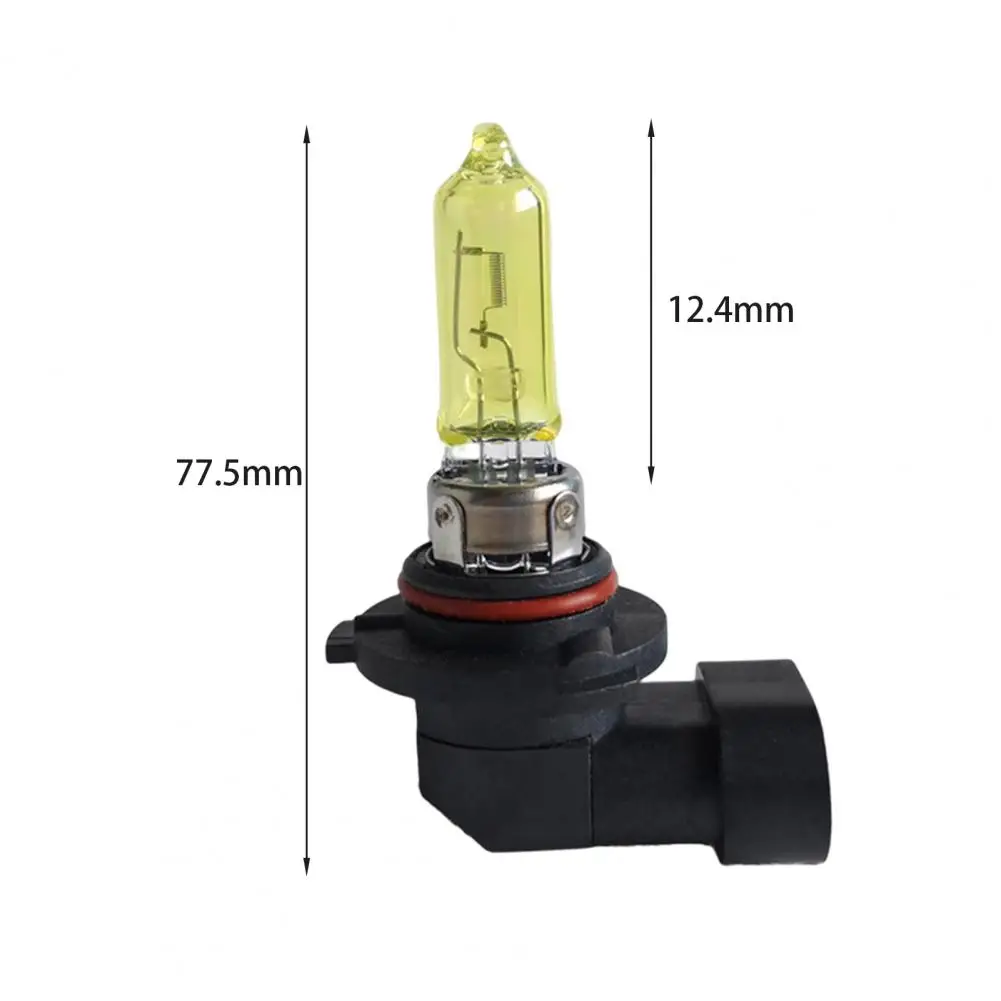 2Pcs HB3/9005 Car Headlight High Power Replacement 12V 60W Car Fog Head Lamp Yellow Light for Vehicle