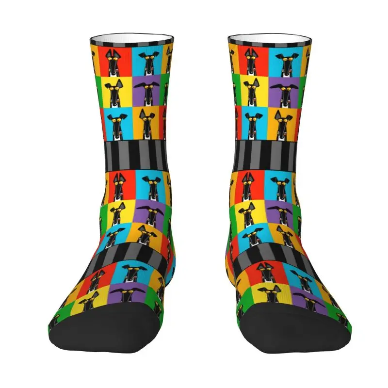

Cool Greyhound Semaphore Socks Women Men Warm 3D Printed Sports Basketball Socks