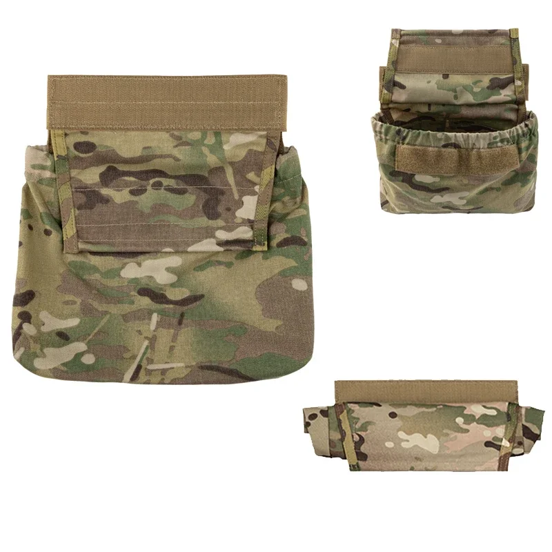 Borsa tattica Petto Drop Pouch Caccia Petto Appeso Stoccaggio Borsa addominale piegata Gilet Gear