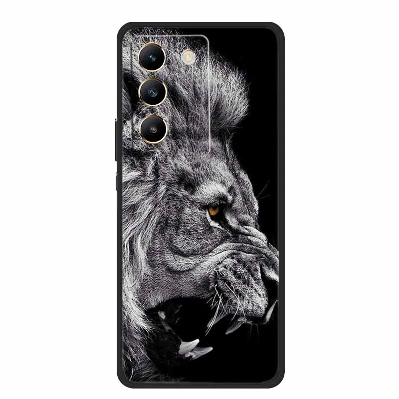Black Silicone Soft Phone Case - Durable and Stylish Back Cover  Bag