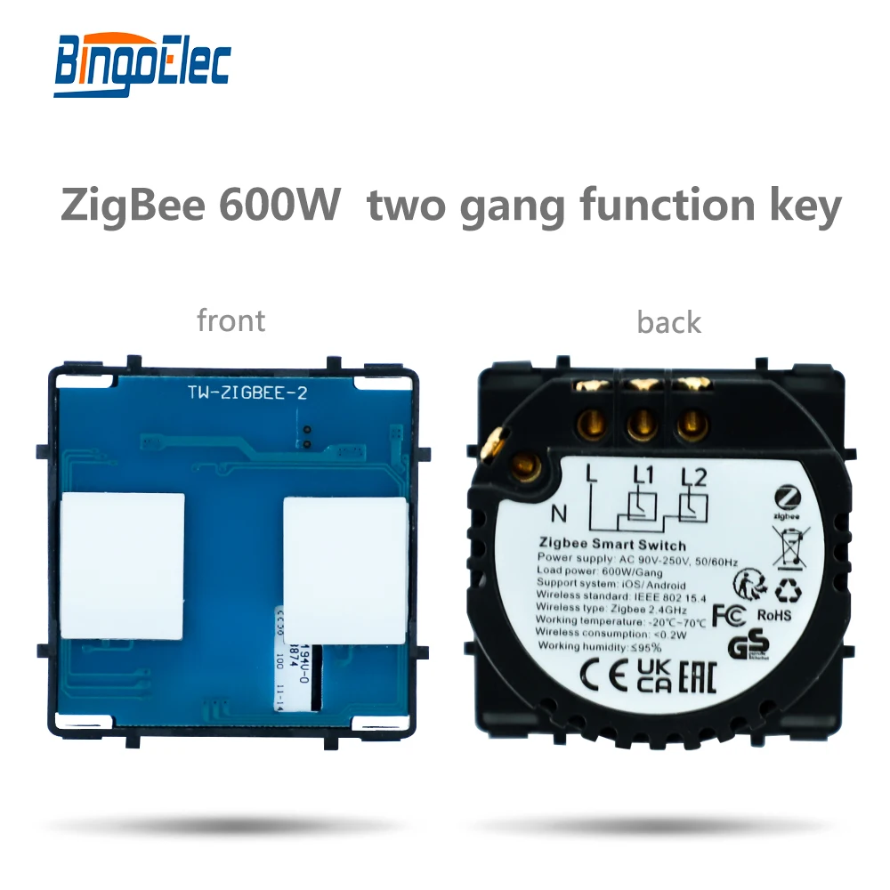 zigbee 2gang Key