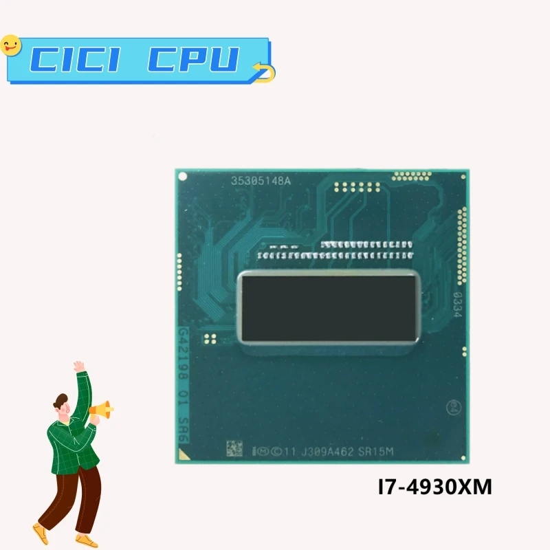 

I7-4930MX I7 4930MX SR15M 3.0 GHz Quad-Core Prosesor CPU Delapan Ulir 8M 57W Soket G3/RPGA946B