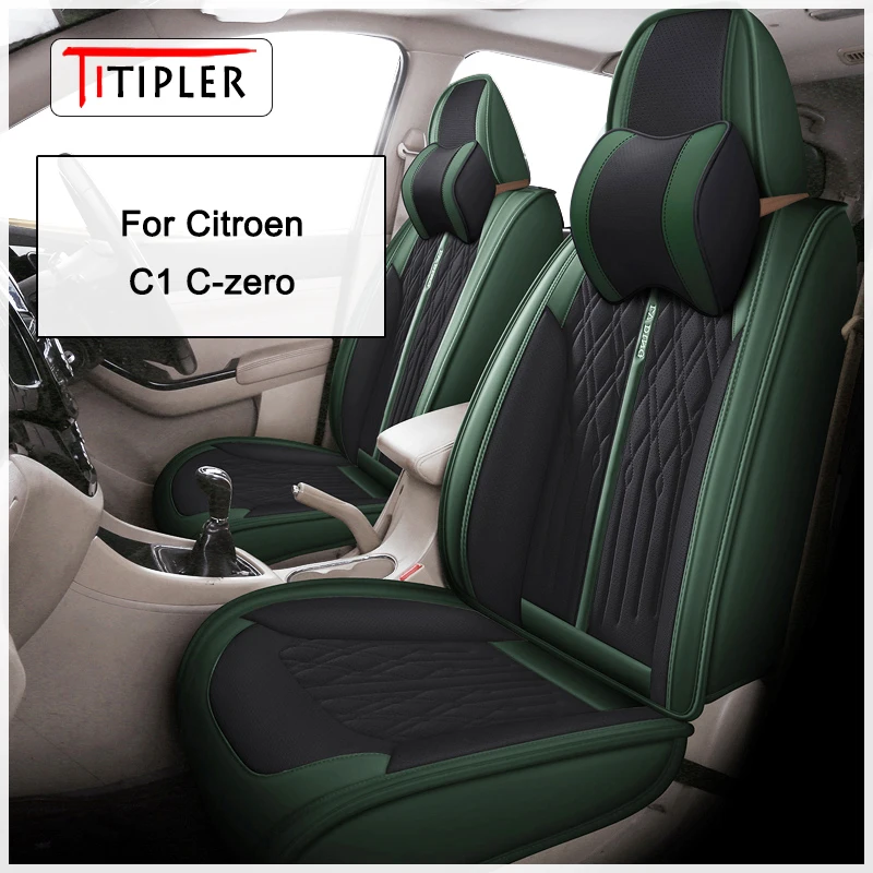 Coprisedile Auto Titipler Per Citroen C1 C-Zero E-Mehari Ami Accessori Auto Interni (1 Sedile)