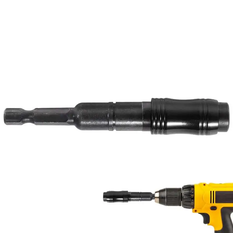

1/4 дюймовый шестигранный хвостовик для электрической дрели, магнитный держатель для отвертки, универсальный адаптер для удлинения дрели