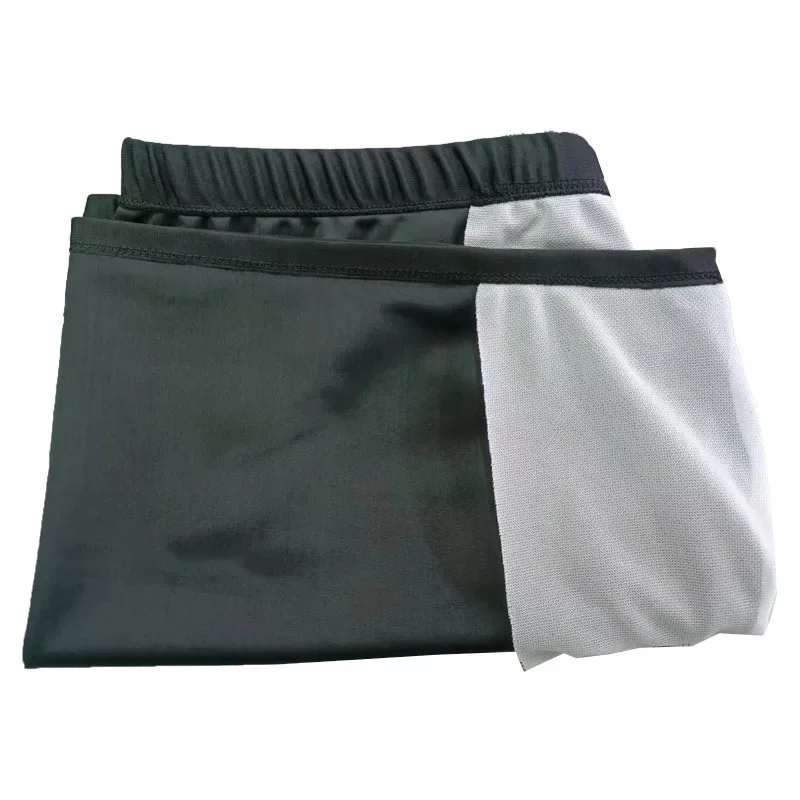 Plus Size Flat Angle Swimming Trunks Men's Beach Hot Spring Simple Solid Color Swimwear Equipment for plus Size Men up to 300 Po