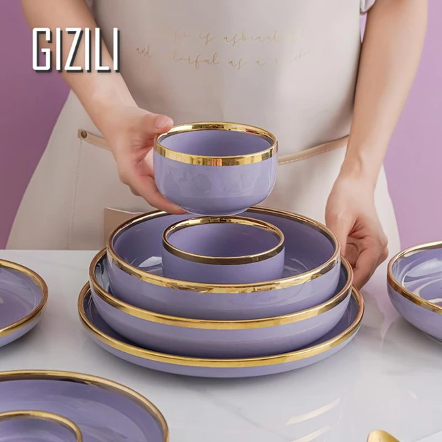 Dinner Sets Luxury Dinner Sets Full  Luxury Dinner Set Plates Dishes -  Dessert Soup - Aliexpress