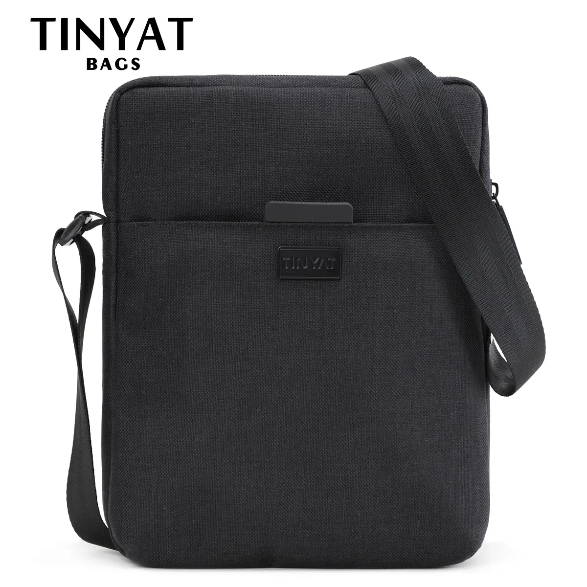 

TINYAT Business Shoulder Bag For Men Work Canvas Husband Crossbody Bags Sling Bag Waterproof Man Shoulder Bag For 7.9' Ipad