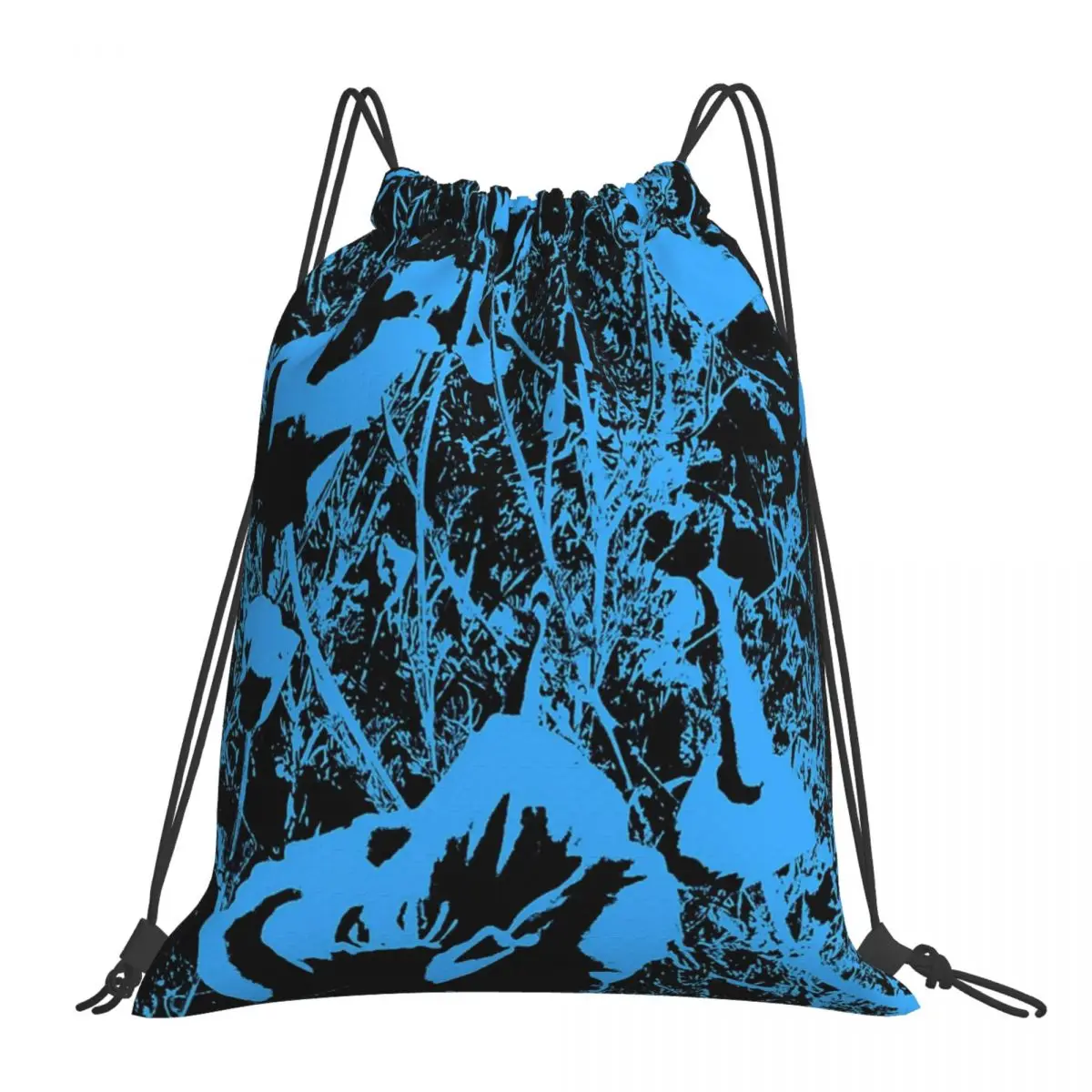 

PRETTY POPPIES 5 Rated ARt Backpacks Portable Drawstring Bags Drawstring Bundle Pocket Sports Bag BookBag For Travel Students