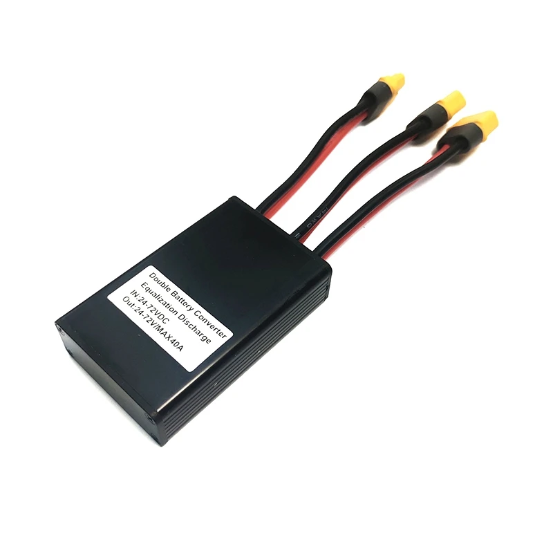 

Dual Battery Connection Adapter Switcher Module Increase Battery Capacity Dual Battery Parallel Module With 20V-72V