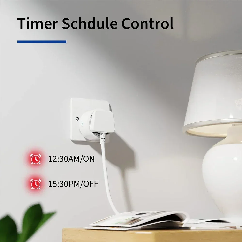 TCP Smart Plug WiFi Presa Intelligente UK – Compatibile Con Alexa, Google Home E Siri – Bianca