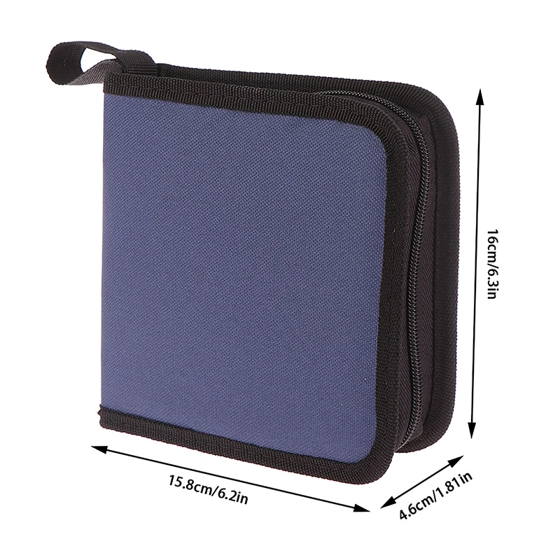 40 Tablets CD DVD Discs Storage Case CD/DVD Case CD Storage DVD Organizer Booklet Holder cd dvd storage bag cd dvd storage case 1Pc